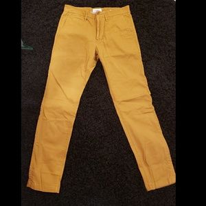 Mens Mustard Goodfellow Pants 30x32